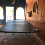 Ping Pong table in breezeway